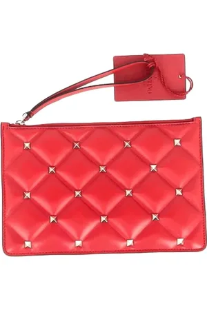 VALENTINO Dames, Pre-owned, Rood, Maat: ONE Size Leer