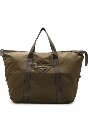 Prada Dames, Pre-owned, Groen, Maat: ONE Size Leer