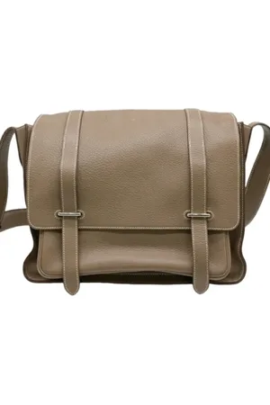 Hermès Dames, Pre-owned, Bruin, Maat: ONE Size Leer