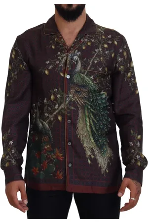 Dolce & Gabbana Heren, Overhemden, Veelkleurig, Maat: XS Zijde