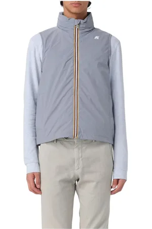 K-Way Heren, Jassen, Grijs, Maat: 2XL Nylon