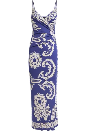 Etro Dames, Jurken, Blauw, Maat: S Viscose
