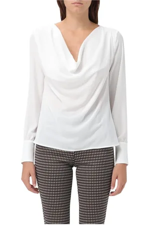 Liu Jo Dames, Blouses & Shirts, Wit, Maat: XS Poliester