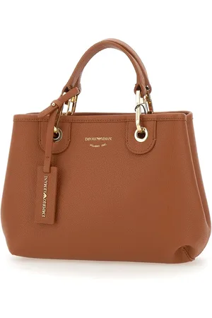 Emporio Armani Dames, Tassen, Bruin, Maat: ONE Size Leer