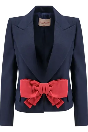 VALENTINO Dames, Jassen, Blauw, Maat: XS Viscose