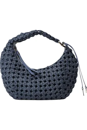 Borbonese Dames, Tassen, Blauw, Maat: ONE Size Denim
