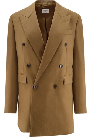 Saint Laurent Dames, Mantels, Bruin, Maat: XS Wol