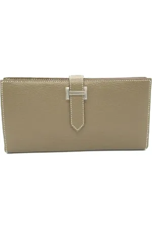 Hermès Dames, Pre-owned, Grijs, Maat: ONE Size Leer