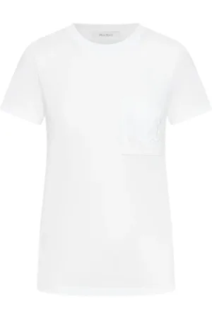 Max Mara Dames, Tops, Wit, Maat: L Katoen