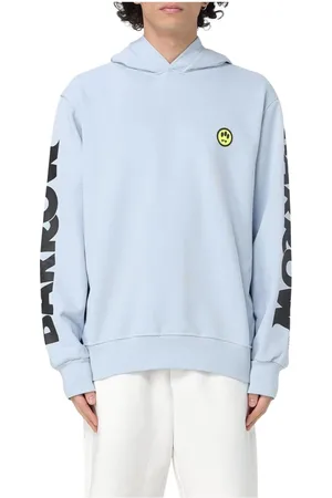BARROW Heren, Sweatshirts & Hoodies, Blauw, Maat: S Katoen