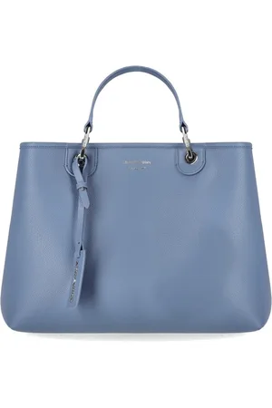 Emporio Armani Dames, Tassen, Blauw, Maat: ONE Size Leer