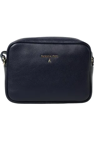 Patrizia Pepe Dames, Tassen, Blauw, Maat: ONE Size Leer