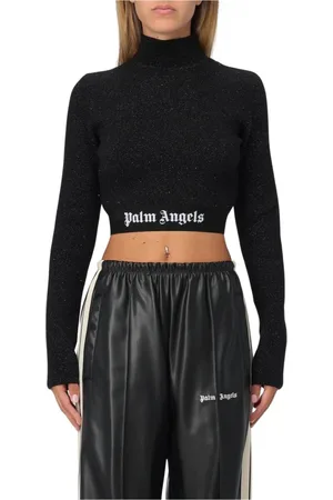 Palm Angels Dames, Truien, Zwart, Maat: XS Viscose