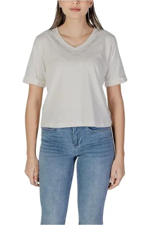 Liu Jo Dames, Tops, Wit, Maat: XS Katoen