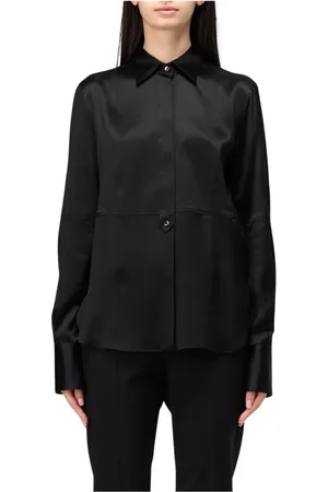Brunello Cucinelli Dames, Blouses & Shirts, Zwart, Maat: XL Zijde