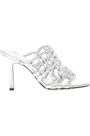 Bottega Veneta Dames, Schoenen, Grijs, Maat: 38 EU Lame