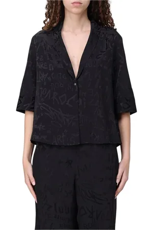 Zadig & Voltaire Dames, Blouses & Shirts, Zwart, Maat: L Zijde