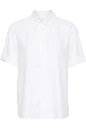 INWEAR Dames, Blouses & Shirts, Wit, Maat: L Linnen