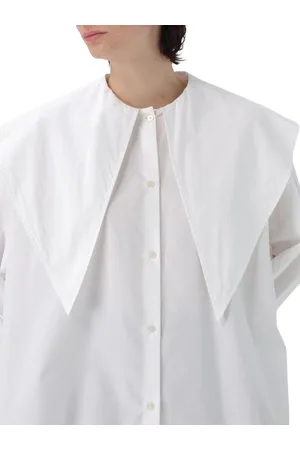 Fabiana Filippi Dames, Blouses & Shirts, Wit, Maat: S Katoen