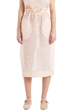 Simone Rocha Dames, Rokken, Roze, Maat: M Katoen
