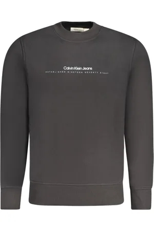 Calvin Klein Heren, Sweatshirts & Hoodies, Zwart, Maat: M Katoen