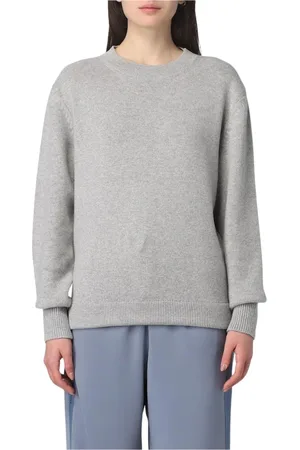 Fendi Dames, Truien, Grijs, Maat: M Kasjmier