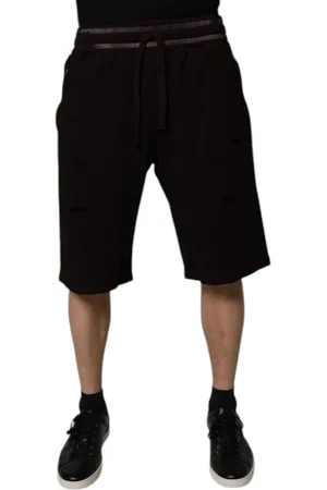 Dolce & Gabbana Heren, Korte broeken, Bruin, Maat: 3XL Katoen