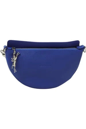 Longchamp Dames, Tassen, Blauw, Maat: ONE Size Leer