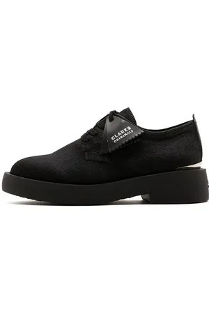 Clarks Dames, Schoenen, Zwart, Maat: 39 1/2 EU Leer