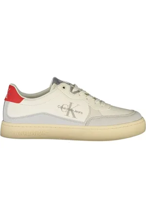 Calvin Klein Heren, Schoenen, Wit, Maat: 40 EU Poliester
