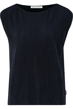 Betty & Co Dames, Tops, Blauw, Maat: 3XL