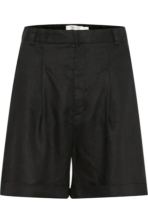 INWEAR Dames, Korte broeken, Zwart, Maat: XS Linnen