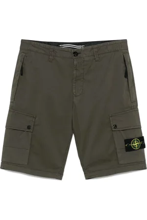 Stone Island Heren, Korte broeken, Groen, Maat: W32 Katoen
