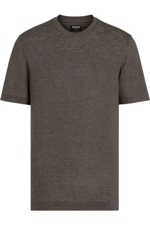 Ermenegildo Zegna Heren, Tops, Bruin, Maat: 2XL Linnen