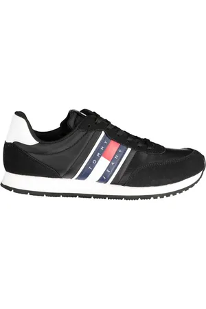 Tommy Hilfiger Heren, Schoenen, Zwart, Maat: 40 EU Poliester