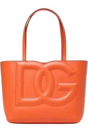 Dolce & Gabbana Dames, Tassen, Oranje, Maat: ONE Size Leer