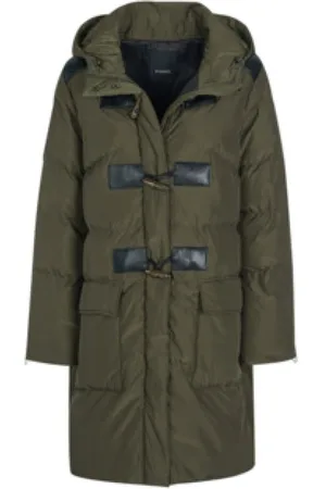 Pinko Dames, Mantels, Groen, Maat: XS