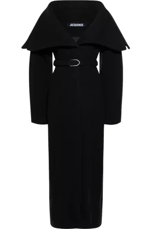 Jacquemus Dames, Mantels, Zwart, Maat: 2XS Wol