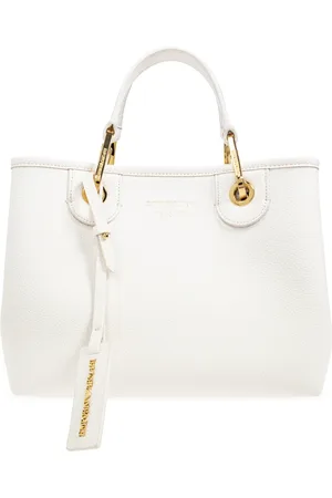 Emporio Armani Dames, Tassen, Wit, Maat: ONE Size Leer