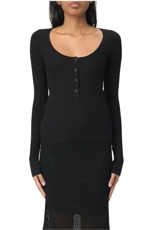 Pinko Dames, Truien, Zwart, Maat: M Viscose