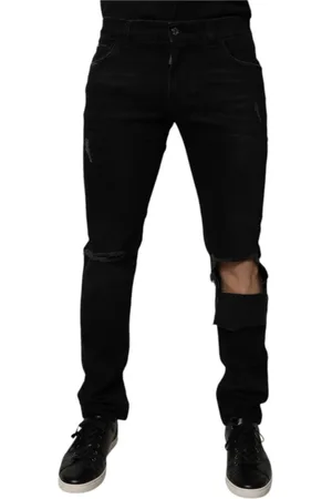 Dolce & Gabbana Heren, Jeans, Zwart, Maat: L Denim