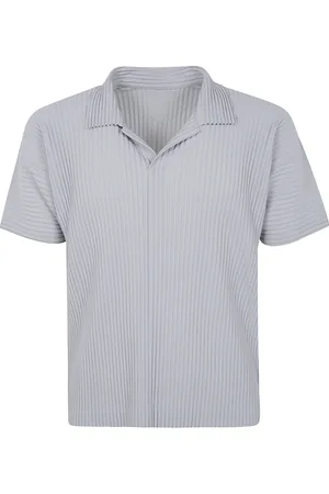 Issey Miyake Heren, Tops, Grijs, Maat: L