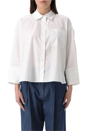 Michael Kors Dames, Blouses & Shirts, Wit, Maat: S Katoen