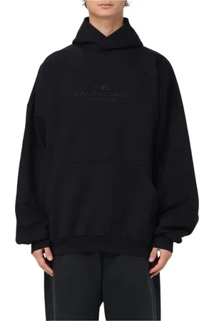 Balenciaga Heren, Sweatshirts & Hoodies, Zwart, Maat: S