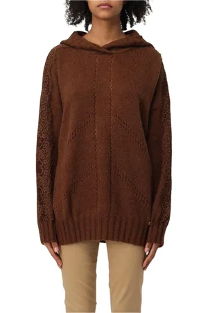 Liu Jo Dames, Sweatshirts & Hoodies, Bruin, Maat: S Viscose
