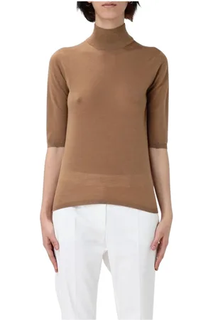 Max Mara Dames, Truien, Bruin, Maat: S Kasjmier