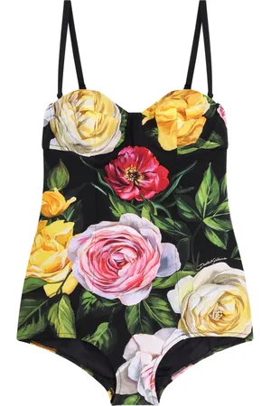 Dolce & Gabbana Dames, Badkleding, Veelkleurig, Maat: L Nylon