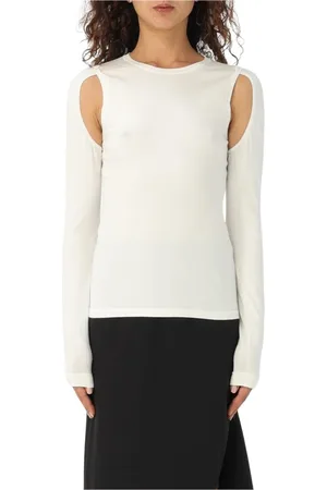 Helmut Lang Dames, Tops, Wit, Maat: M Zijde