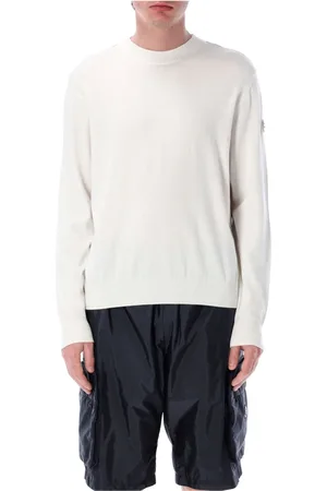 Moncler Heren, Sweatshirts & Hoodies, Wit, Maat: L Katoen