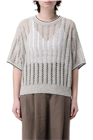 Brunello Cucinelli Dames, Truien, , Maat: XL Linnen